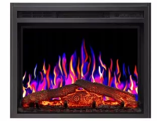 Vstavaný krb s funkciou ohrevu, elektrický ArtiFlame čierny 1800 W 61,2 x 50 x 19 cm